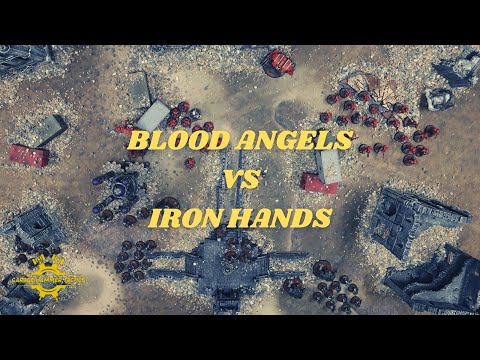 Horus Heresy Warhammer 30k battle report - Blood Angels vs Iron Hands