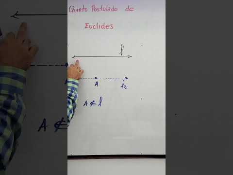 Quinto postulado de Euclides. #ProfeniniShorts.