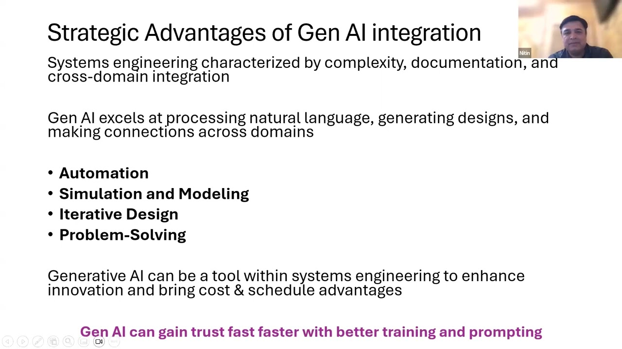 2025-03-09: Gen AI for Systems Engineering (Nitin Chawla)