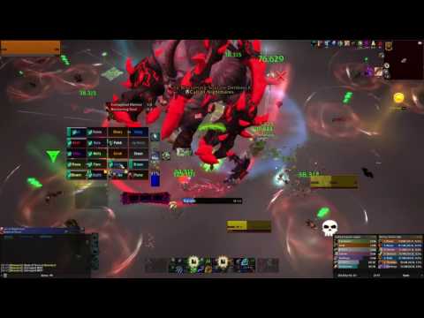 Mythic Xavius (07/11/16), Resto Druid PoV - Rhaeyn - Rogue Ninjas- Sylvanas EU