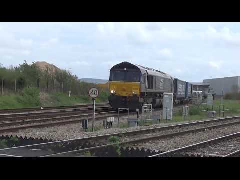 DRS 66428 ON 4Z44 TESCO AT GLOUCESTER HR 160418