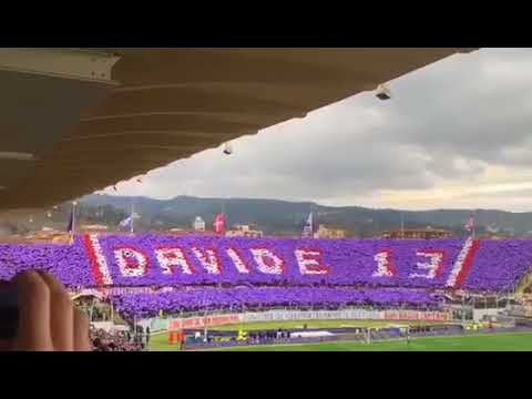 Fiorentina - Benevento, al 13' l'omaggio a Davide Astori