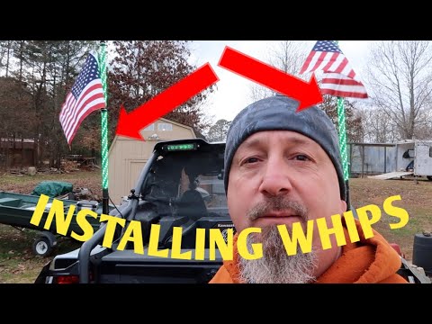 Installing WHIPS on the Kawasaki KRX 1000