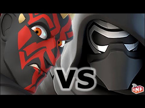 Darth Maul vs Kylo Ren sarlacc pit arena fight Disney Infinity toy box