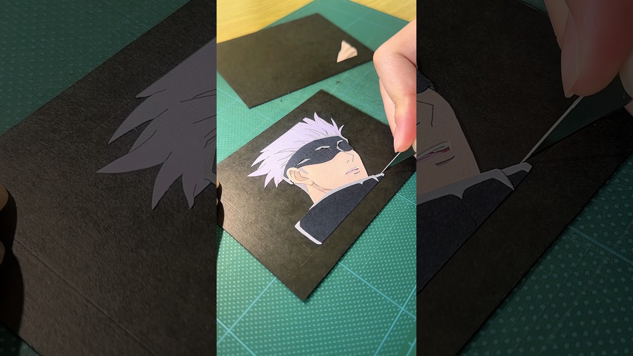 👻呪術廻戦のシーンを画用紙だけで作ってみた👻五条悟現着#五条悟生誕祭2025 #五条悟 #呪術廻戦 #jujustukaisen #satorugojo