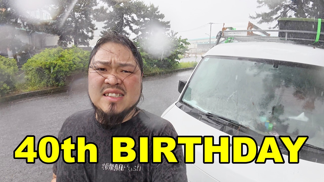 Living in a Van During a Japan Typhoon