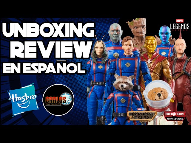 Vídeo relacionado con Universo Marvel Hasbro - Marvel Legends Series - Rocket - Figura de Guardianes de la Galaxia Vol. 3 de 15 cm