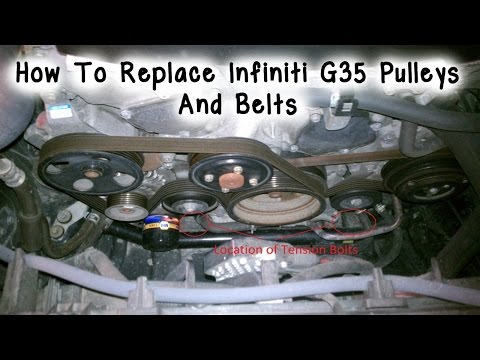 g35 belt replacement