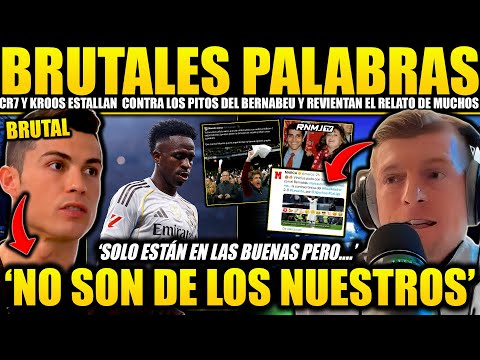 CRISTIANO RONALDO Y KROOS ROMPEN EXPLOTAN CONTRA LOS PITOS DEL BERNABEU ¡Y DEFIENDEN A VINICIUS!