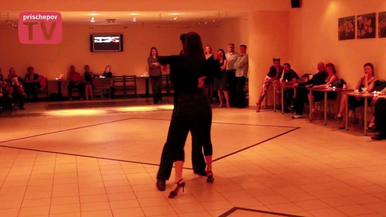 Video thumbnail for Ekaterina Nazarova & Aleksey Salienko Russia, Moscow, Milonga in rest."Le Cafe", 13.11.2009