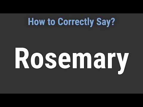 How to Pronounce Name Rosemary (Correctly!)