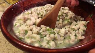 CEVICHE DE PESCADO Y CAMARON FACIL Y RAPIDO