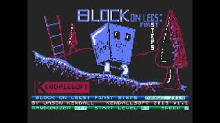 BLOCK ON LEGS : FIRST STEPS  Ver 1.1 =+ ATARI XL / XE += LONG PLAY