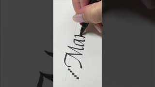 Calligraphy by @oliveleafcalli with Manuscript's Callicreative Italic Markers