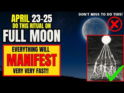 Harness the Power of the Full Moon: A Manifestation Ritual