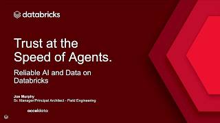 Sponsored by: Acceldata | Trust at the Speed of Agents: Reliable AI an
