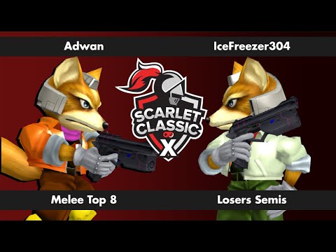 Scarlet Classic X - Adwan (Fox) VS IceFreezer304 (Fox) - Melee Top 8 - Losers Semis