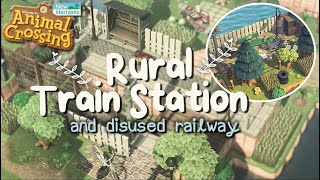 Building an Overgrown Railway and Train Station 🚂 | Animal Crossing New Horizons