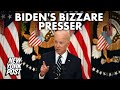 Biden seems confused at times during first official press conference | New York Post