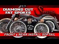 ⚡Softail Makeover! Sinister Diamond Cut Wheels⚡