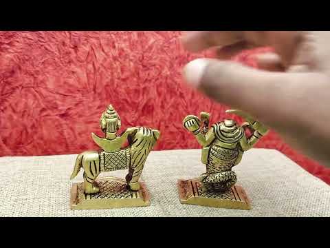 Rahu Ketu Graha Small Sculptures in Brass video