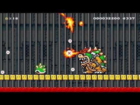 Terror Tower 3 by Joe 一SUPER MARIO MAKER一 No Commentary Gameplay 1AL