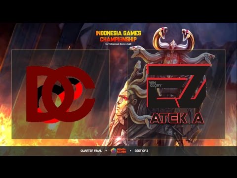 DARKCHOCO 8 VS ATEK A Game 1 | Vainglory Indonesia Games Championship 2017