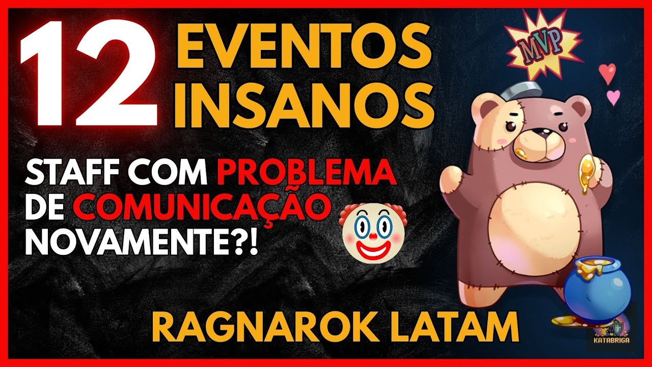 MEGA EVENTO: A Gravity Anuncia 12 EVENTOS para o LANCAMENTO do RAGNAROK LATAM
