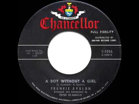 1959 HITS ARCHIVE  A Boy Without A Girl   Frankie Avalon