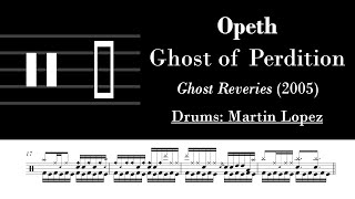 Opeth - Ghost of Perdition: Drum Sheet Music Transcription