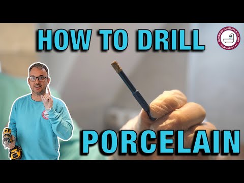 The secret of how to drill holes into porcelain tiles | Hanging a towel radiator | DIY | Tutorial
