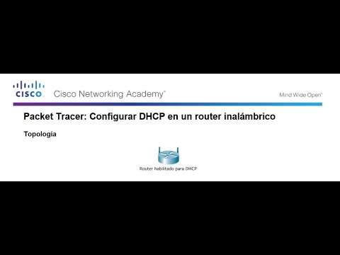 Laboratorio  4.3.3.3 Packet Tracer - Configure DHCP on a Wireless Router