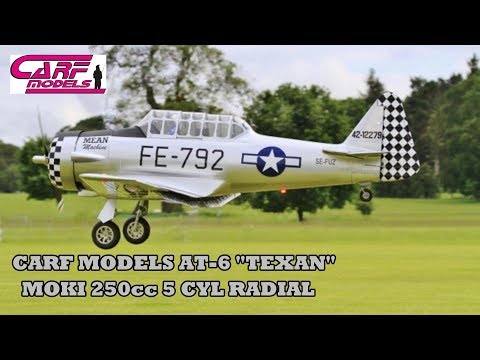 AMAZING 1/4 SCALE CARF AT-6 TEXAN - 250cc 5 CYL RADIAL MOKI - WESTON PARK - 2019