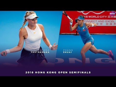Dayana Yastremska vs. Zhang Shuai | 2018 Hong Kong Open Semifinals | WTA Highlights 香港網球公開賽