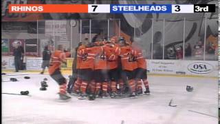 preview picture of video 'Rhinos Win WSHL Thorne Cup'