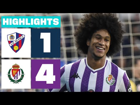 SD HUESCA 1 - 4 REAL VALLADOLID | RESUMEN LALIGA HYPERMOTION