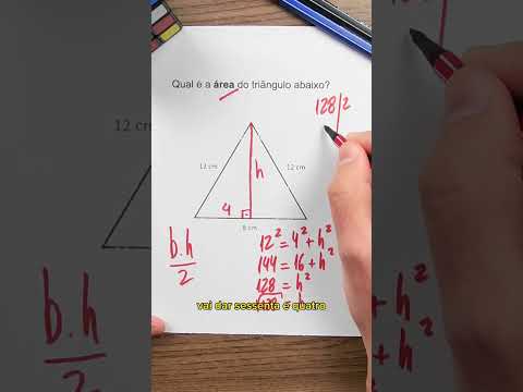 Area do triângulo!! #Matemática #geometria #enem #concursos