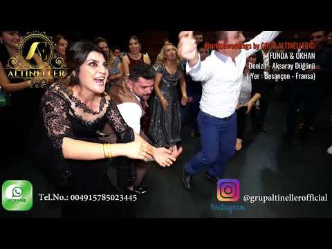 GRUP ALTINELLER© Funda & Okhan´in Düğünü - Oyun Havaları  Fransa Besançon - Tel. 004915785023445