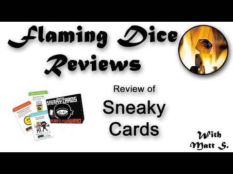 Flaming Dice Reviews 'Sneaky Cards' Video Review