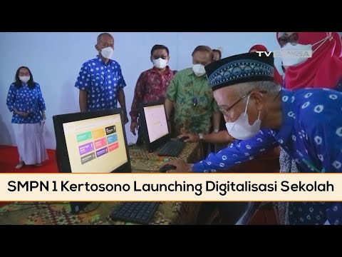 SMPN 1 Kertosono Launching Digitalisasi Sekolah