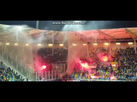 Arka Gdynia - Lechia Gdańsk derby 2016 hooligans doping race zadyma przed meczem.