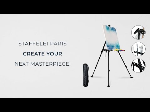 ARTINA Staffelei Paris - Aluminiumstaffelei stufenlos verstellbar