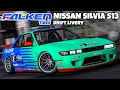 Falken Tires Nissan Silvia S13 Livery | Car Parking Multiplayer