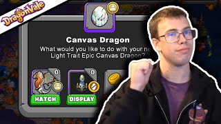 Dragonvale | Bred The Canvas Dragon In The Rift!