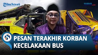 Firasat Ibu Kades di Bogor Korban Kecelakaan Maut Bus di Tol Semarang, Minta Dibuatkan Kamar Baru
