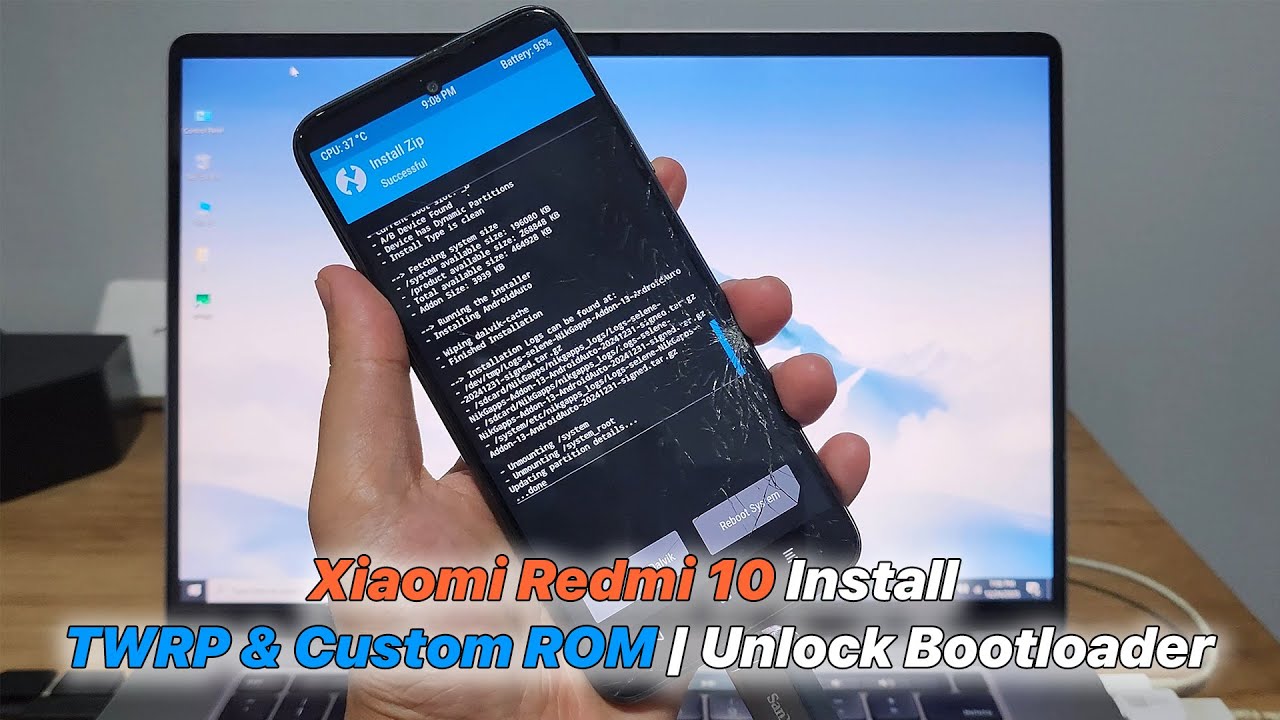 Xiaomi Redmi 10 Install TWRP & Custom ROM | Unlock Bootloader, Flash ROM & Root