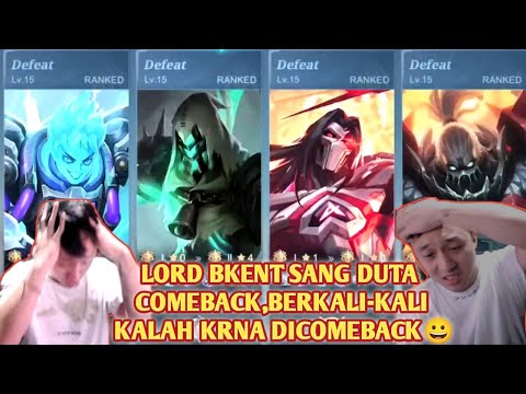 LORD BKENT SANG DUTA COMEBACK | LOSESTREAK KRNA DICOMEBACK SAMPAI EMOSI😀