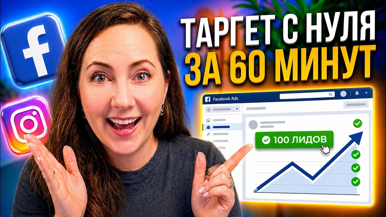 САМЫЙ полный УРОК по таргету ЗА 1 ЧАС с нуля до запуска ПОШАГОВО