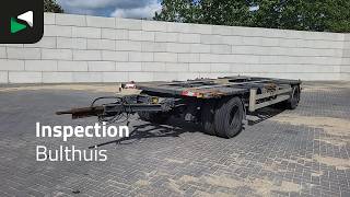 Konteiner veo haagise Bulthuis ASGA 06 2 axles Steering Axle müük - Pilt 4 | Autoline EE Konteiner vedu haagis Bulthuis ASGA 06 2 axles Steering Axle | Pilt 4 - Autoline