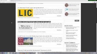 Walden University Portal login address and all user guide